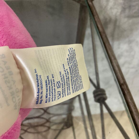 Build A Bear BAB Honey Girl Plush HG Risa Pink Bunny Rabbit w top, bows & sound. - Picture 7 of 13